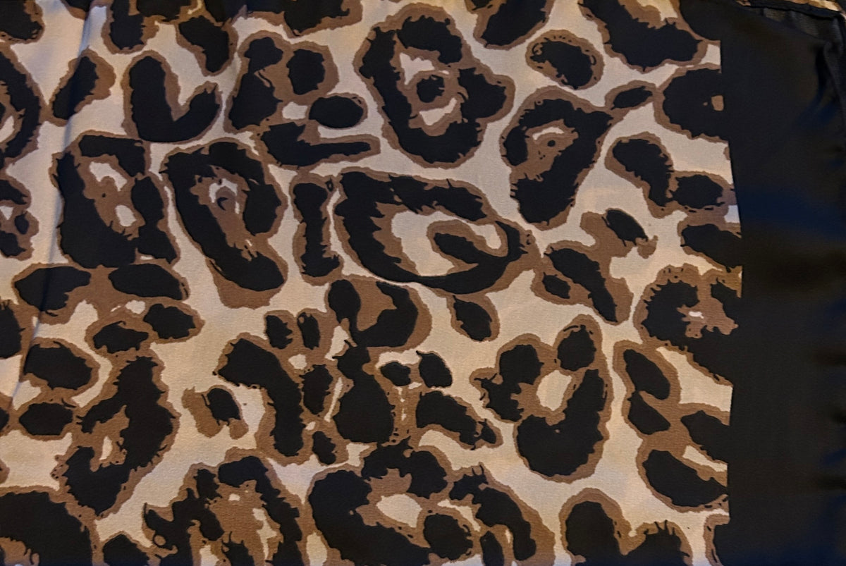 Tijger sjaal bruin-beige