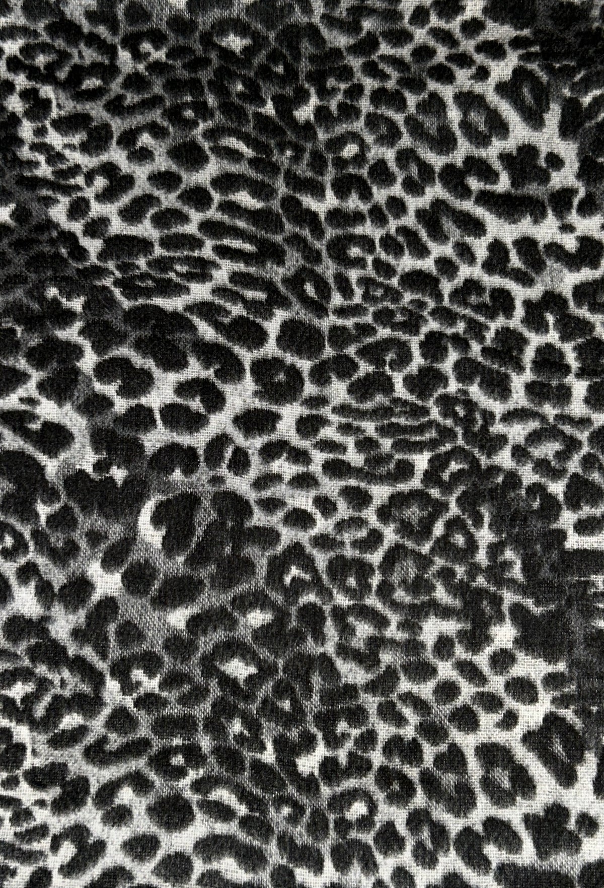 Tijger sjaal zwart-grijs