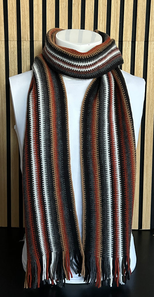 Heren sjaal oranje