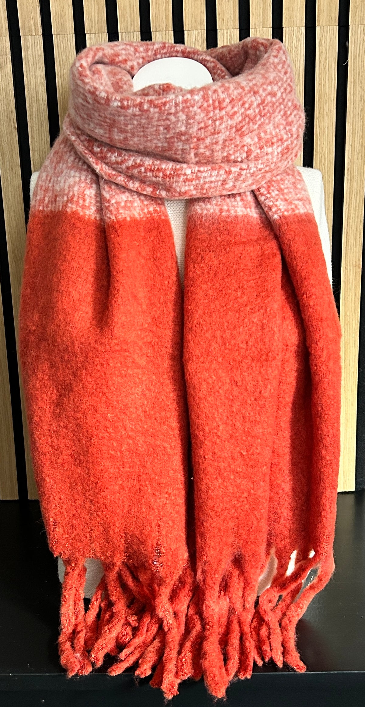 Wintersjaal oranje