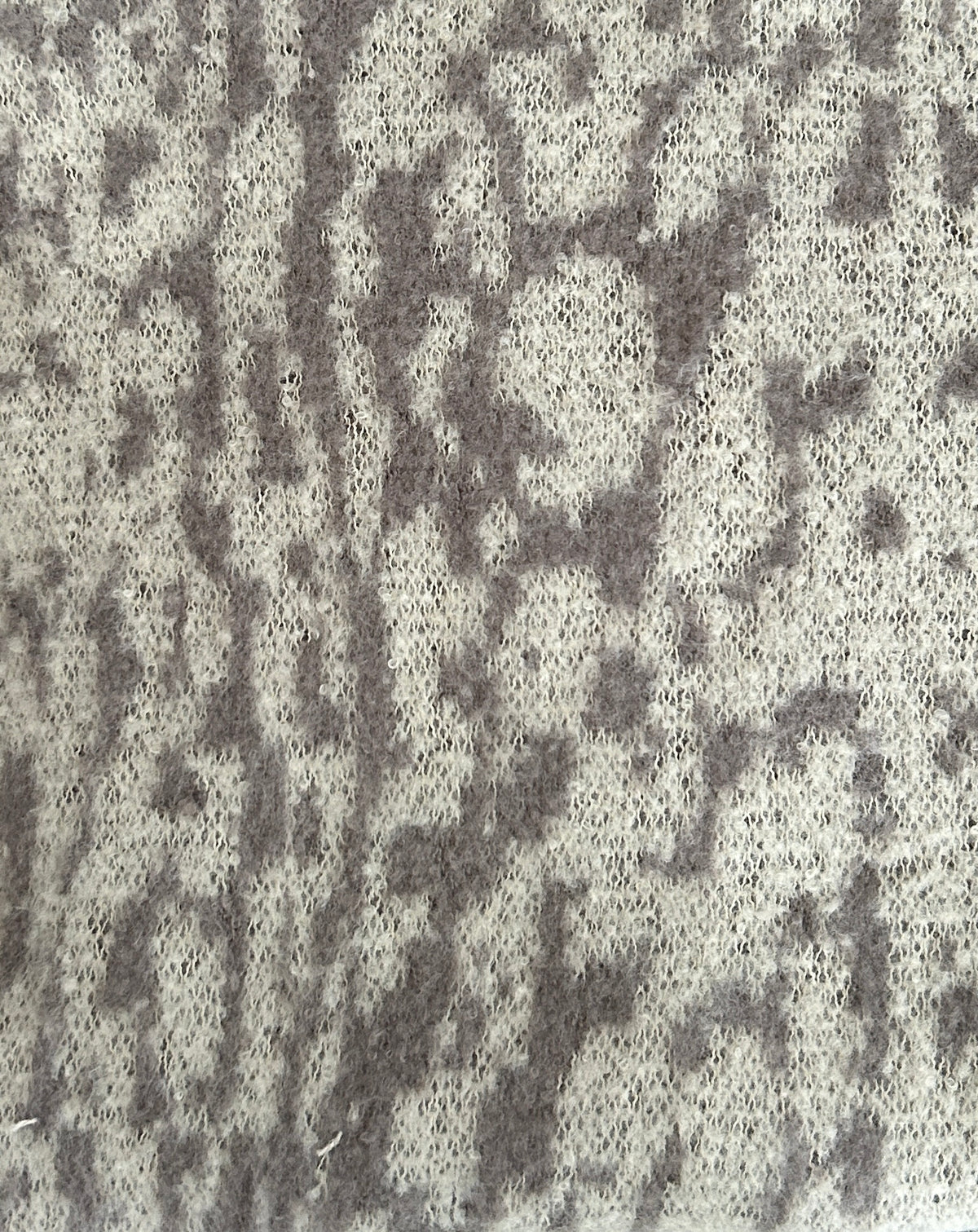 Wintersjaal taupe-creme