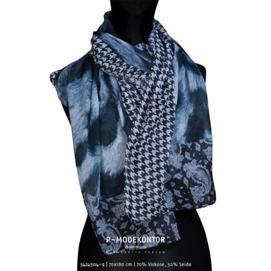 Dames sjaal blauw