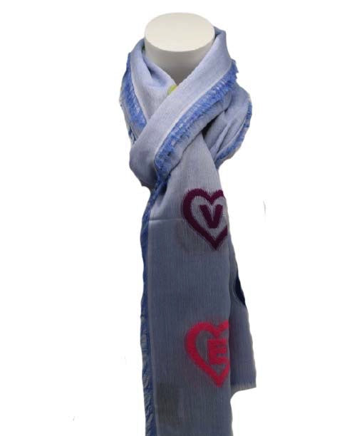Dames sjaal blauw