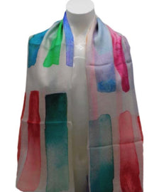Zomer sjaal multicolor